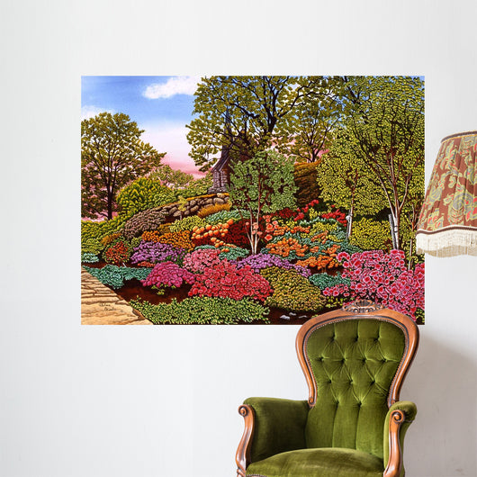 Church Garden Wall Decal