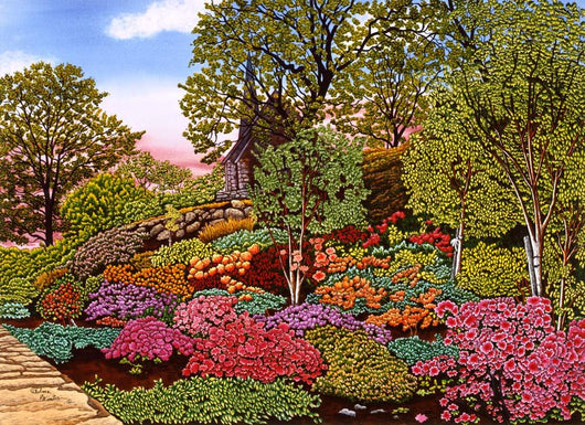 Church Garden Wall Decal