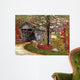 Covered Bridge Waterville Wall Decal