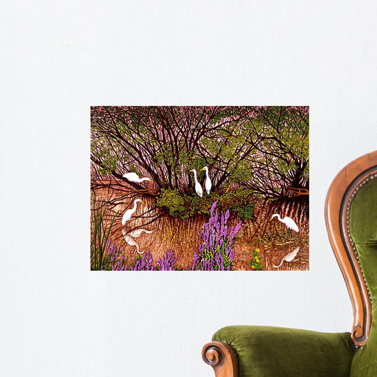 Egrets Wall Decal
