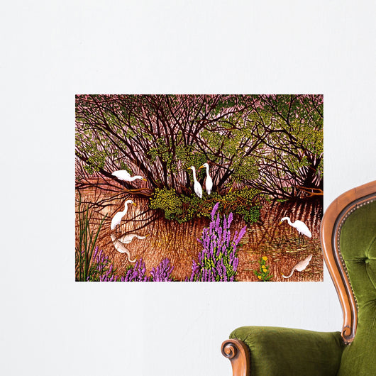 Egrets Wall Decal