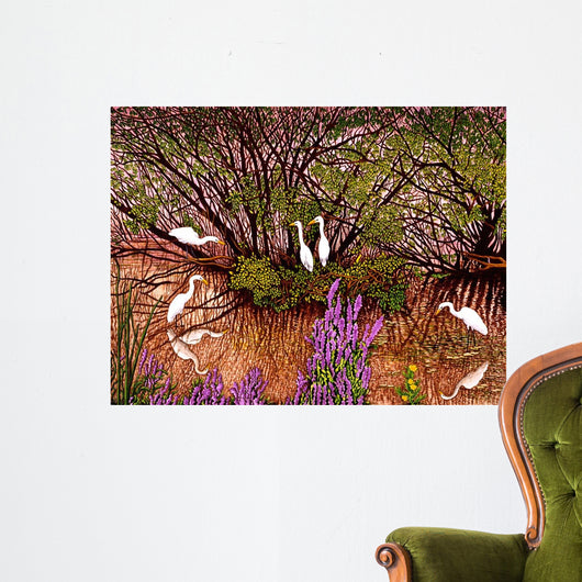 Egrets Wall Decal