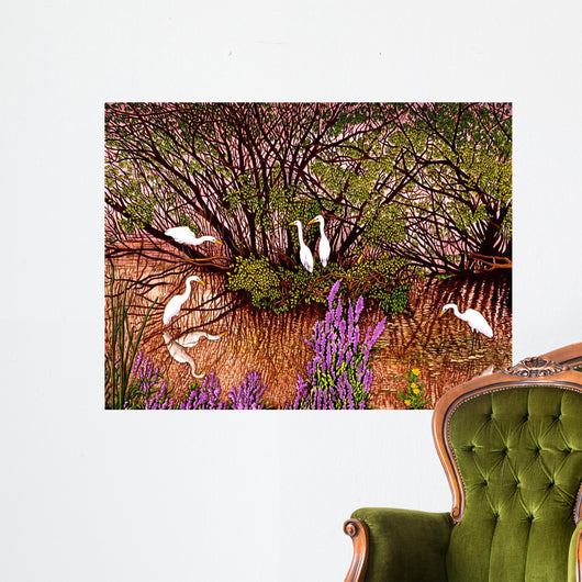 Egrets Wall Decal