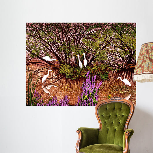 Egrets Wall Decal