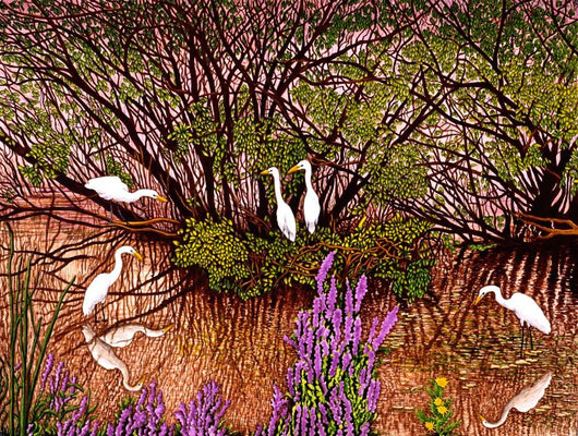 Egrets Wall Decal