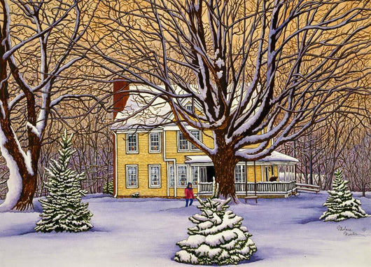 Evergreen Winter Wall Decal