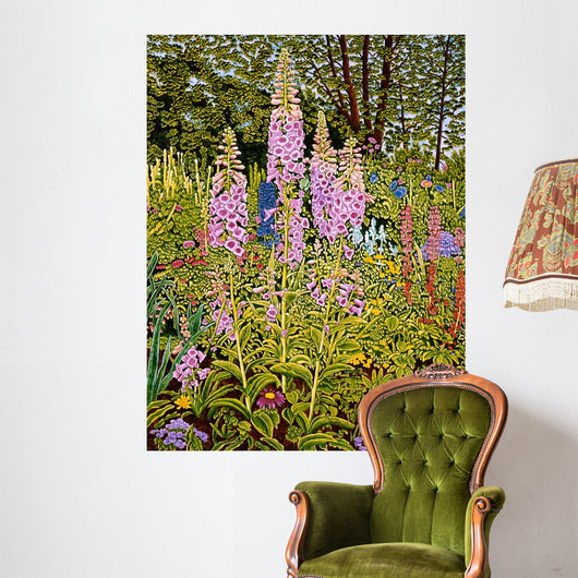 Foxglove 2 Wall Decal