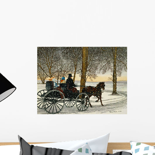 Gentleman's Carriage Wall Decal