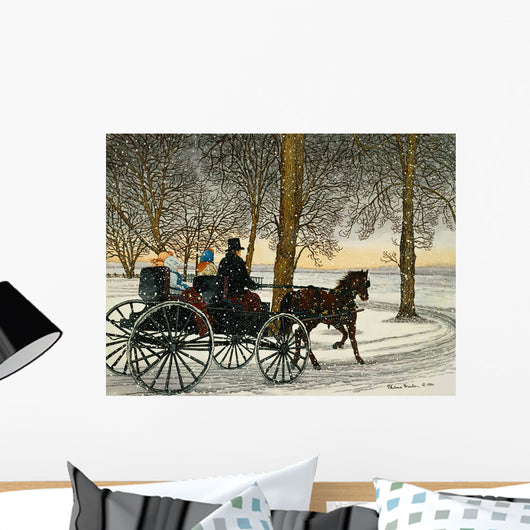Gentleman's Carriage Wall Decal