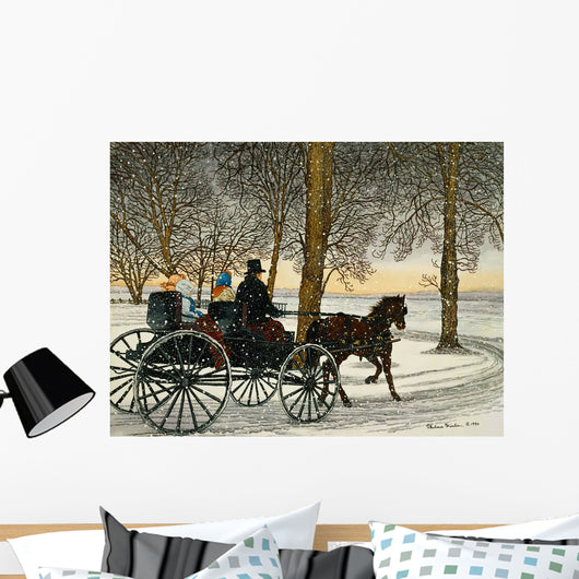 Gentleman's Carriage Wall Decal