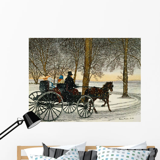 Gentleman's Carriage Wall Decal