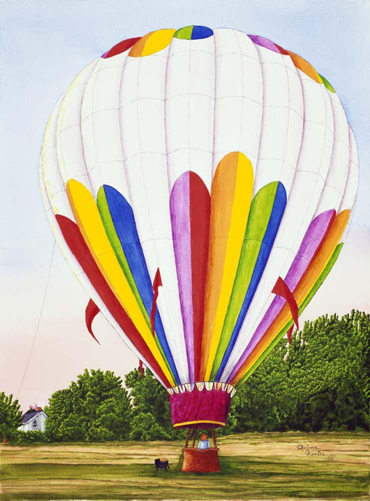 Hot Air Balloon Wall Decal