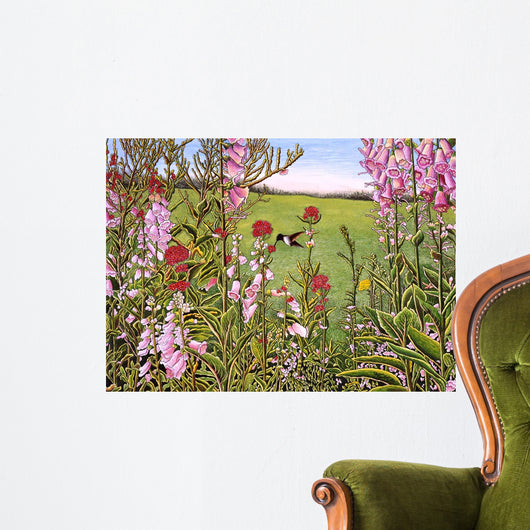 Hummingbird Wall Decal Design 1