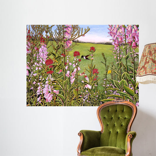 Hummingbird Wall Decal Design 1
