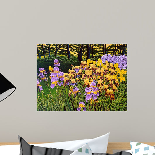 Iris Sunrise Wall Decal
