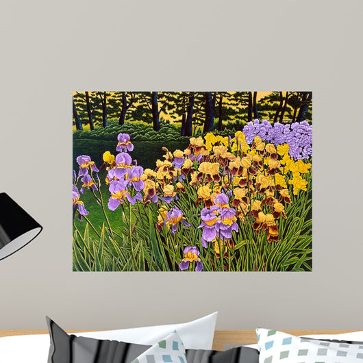 Iris Sunrise Wall Decal