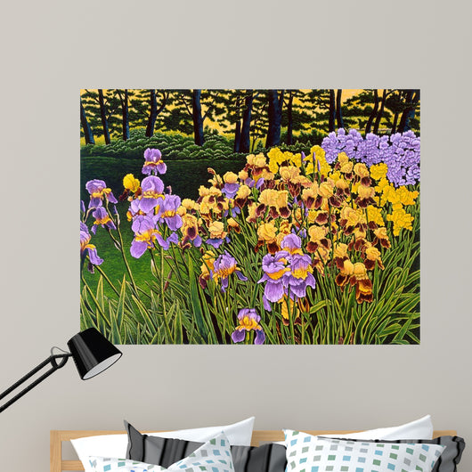 Iris Sunrise Wall Decal