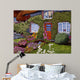 Ivy Covered Cottage Wall Decal