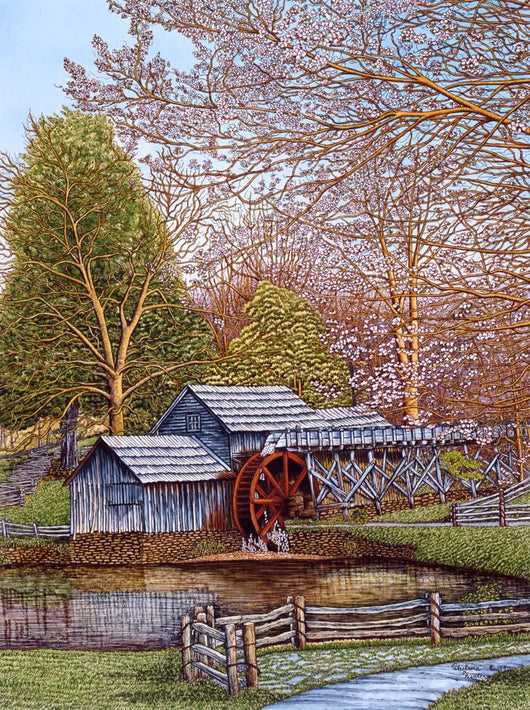 Mabry Mill 2 Wall Decal