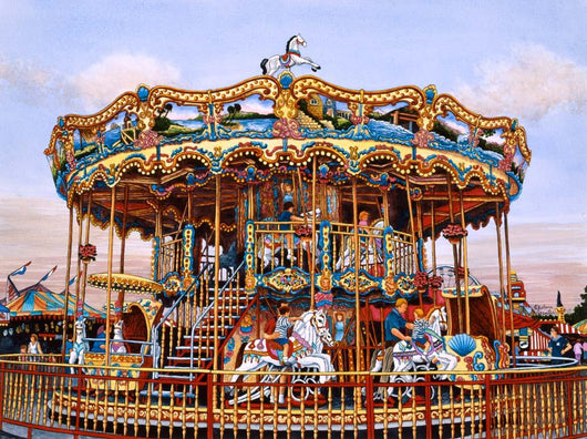 Merry Go round Wall Decal