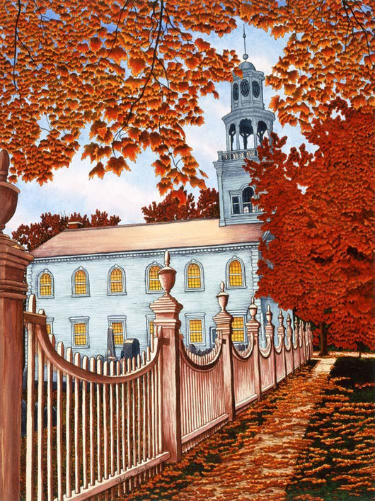 Old First Church Wall Decal