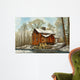 Old Mill Winter Wall Decal
