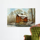 Old Mill Winter Wall Decal