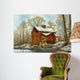 Old Mill Winter Wall Decal