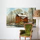 Old Mill Winter Wall Decal
