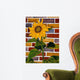 One Sunflower Wall Mural