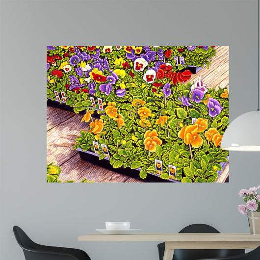 Pansies Wall Decal