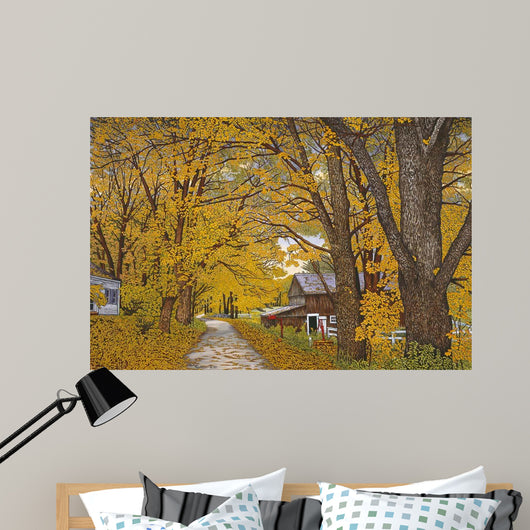 Perch Pond Road Wall Decal