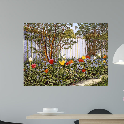 Picket Fence Wall Decal Design 1