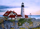 Portland Headlight Wall Decal