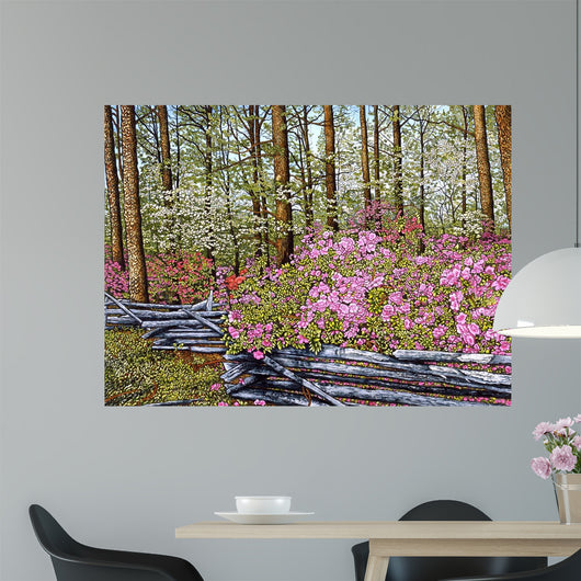 Rail Fence Wall Decal