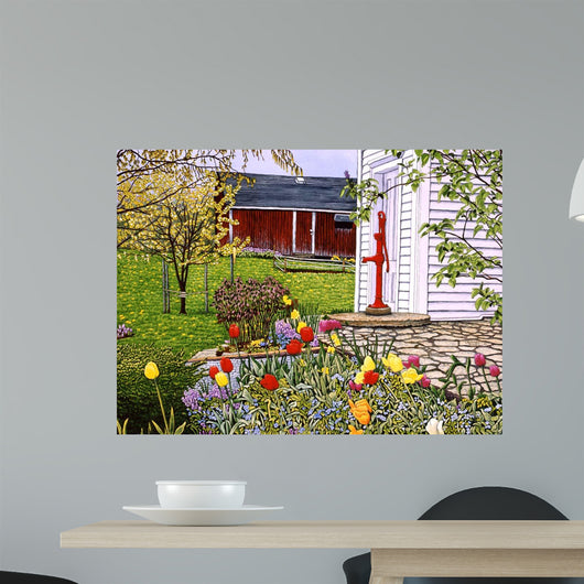Red Pump 164 Wall Decal