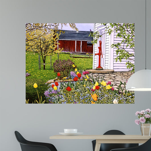 Red Pump 164 Wall Decal