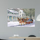 Red Sleigh Wall Decal