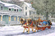 Red Sleigh Wall Decal