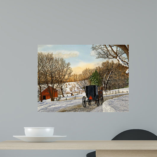 Road Less Traveled Wall Decal Design 1