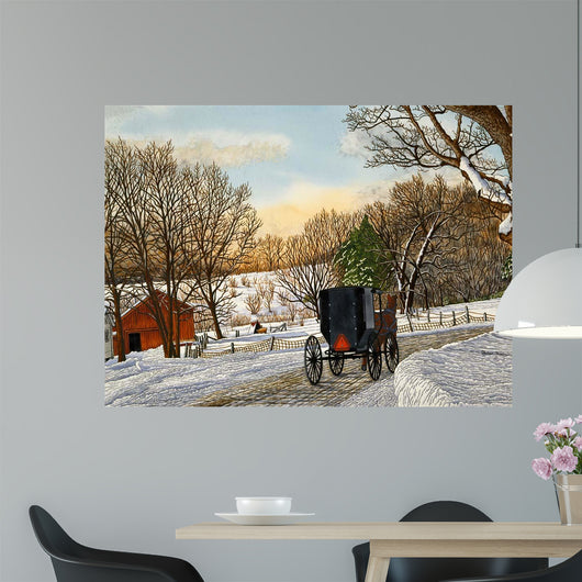 Road Less Traveled Wall Decal Design 1