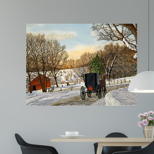 Road Less Traveled Wall Decal Design 1