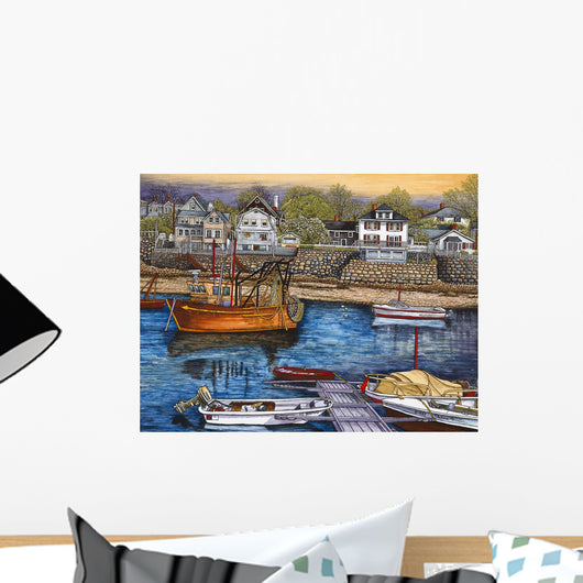 Rockport Harbor Wall Decal