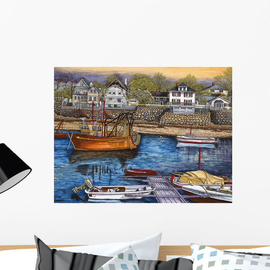 Rockport Harbor Wall Decal