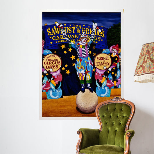 Sawdust and Dreams Wall Decal