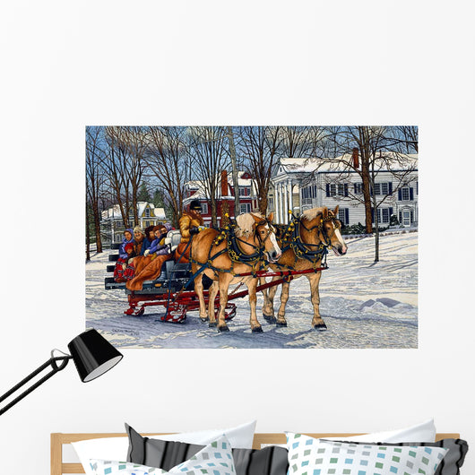 Sleigh Ride '89 Wall Decal