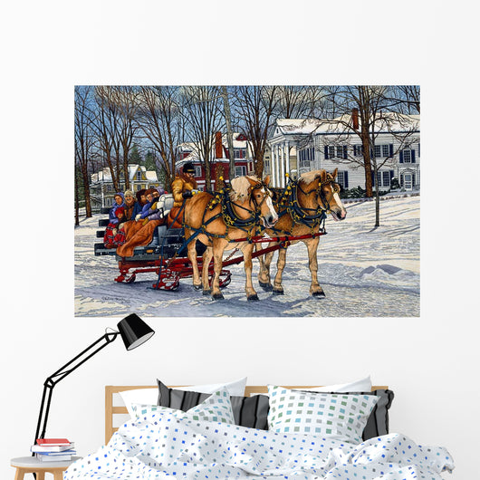 Sleigh Ride '89 Wall Decal