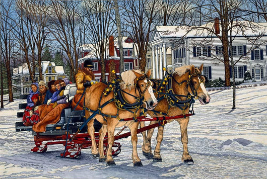 Sleigh Ride '89 Wall Decal