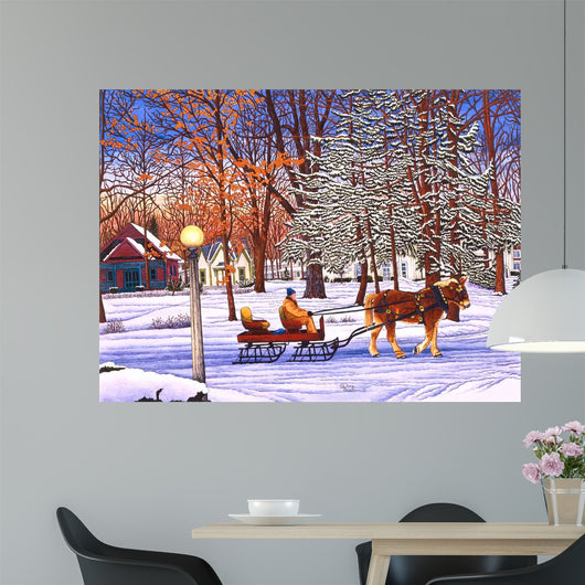 Sleigh Ride '96 Wall Decal