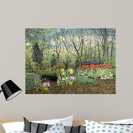 Spring Garden Wall Decal